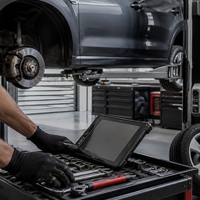 Fahrzeugdiagnose in der Autowerkstatt